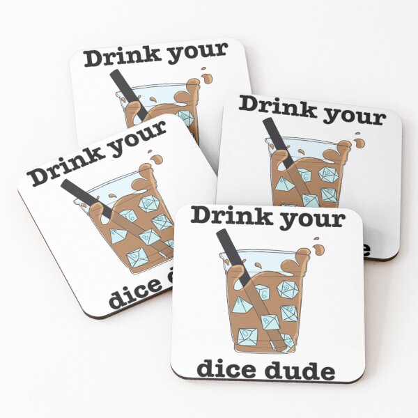 Item preview, Drink Your Dice Dude     designed and sold by nasyaloring23.