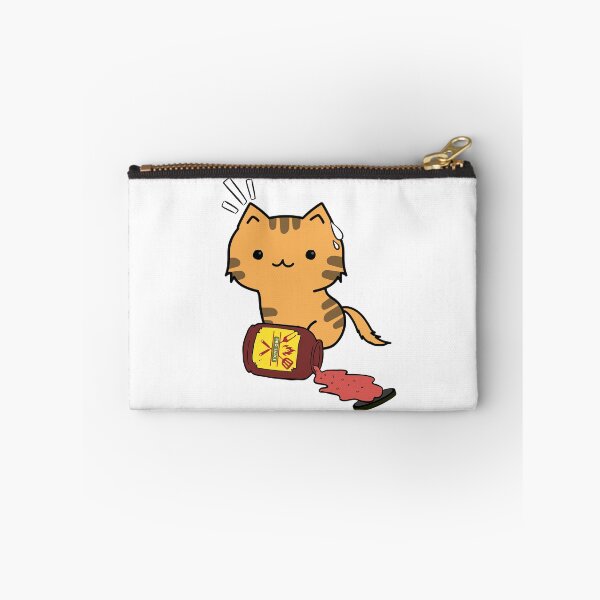 Item preview, Cute Orange Cat Spilled BBQ Sauce designed and sold by Pet Station.