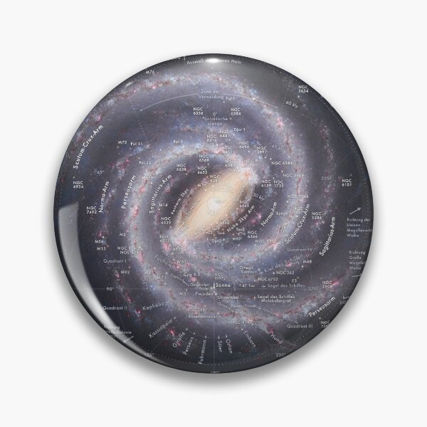 Item preview, **GERMAN** Milky Way Map HD (auf Deutsch) Karte der Milchstraße designed and sold by Pablo Carlos Budassi.