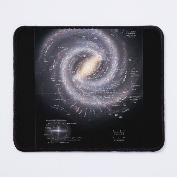 Item preview, **GERMAN** Milky Way Map HD (auf Deutsch) Karte der Milchstraße designed and sold by Pablo Carlos Budassi.