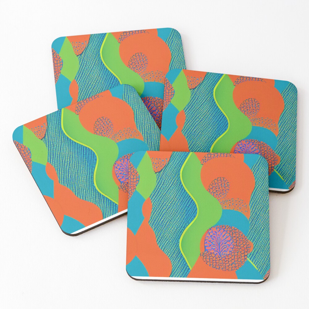 Item preview, Coasters (Set of 4) designed and sold by Lucky4S.