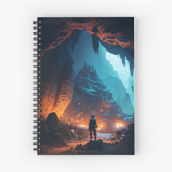 Aperçu de l'œuvre Grotte éclairée créée et vendue par Foodcolored.