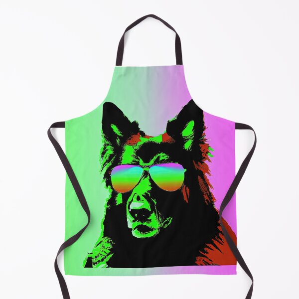 Item preview, German Shepherd dog in style of an Andy Warhol painting designed and sold by AIK9Artwork.