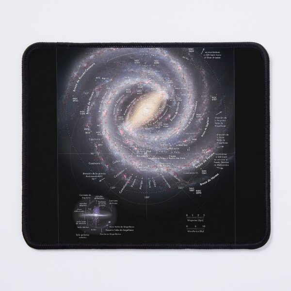 Item preview, **SPANISH** Milky Way Map HD (en Español) Mapa de la Vía Láctea designed and sold by Pablo Carlos Budassi.