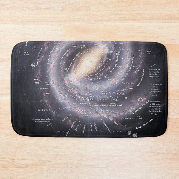 Item preview, **SPANISH** Milky Way Map HD (en Español) Mapa de la Vía Láctea designed and sold by Pablo Carlos Budassi.