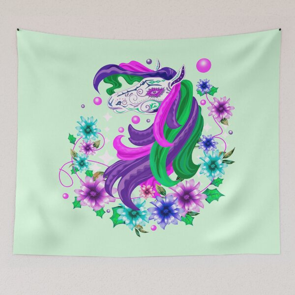 Item preview,  Sugar Skull Unicorn designed and sold by Gothic Fantasy.