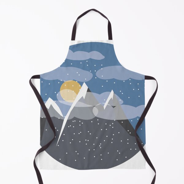 Item preview, Snowy Night in the Mountains designed and sold by dean-ward4.