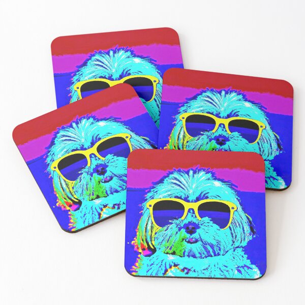 Item preview, Shi Tzu in style of an Andy Warhol painting designed and sold by AIK9Artwork.