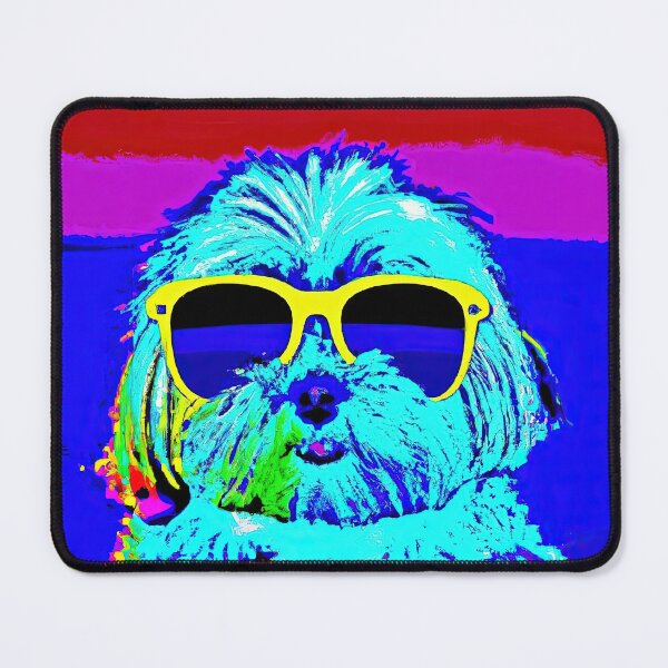Item preview, Shi Tzu in style of an Andy Warhol painting designed and sold by AIK9Artwork.