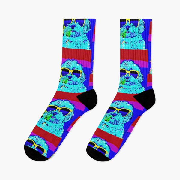 Item preview, Shi Tzu in style of an Andy Warhol painting designed and sold by AIK9Artwork.