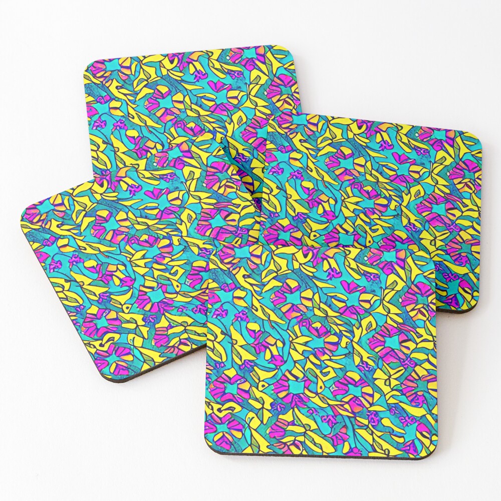 Item preview, Coasters (Set of 4) designed and sold by Lucky4S.