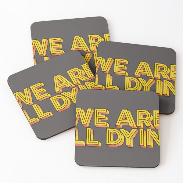 Item preview, We're All Dying Bright Yellow Comic designed and sold by Pink Ribbon.