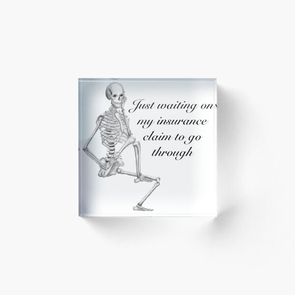 Item preview, Insurance Skeleton designed and sold by madisonrose13.