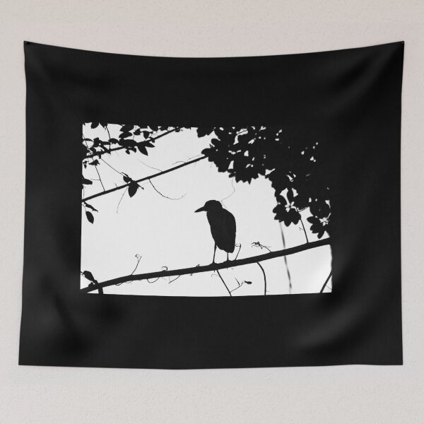 Item preview, Night Heron Black And White designed and sold by Debbie Oppermann.