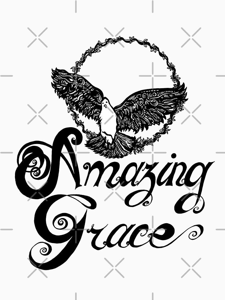 Thumbnail 7 of 7, Classic T-Shirt, Amazing Grace designed and sold by Danielle Scott.