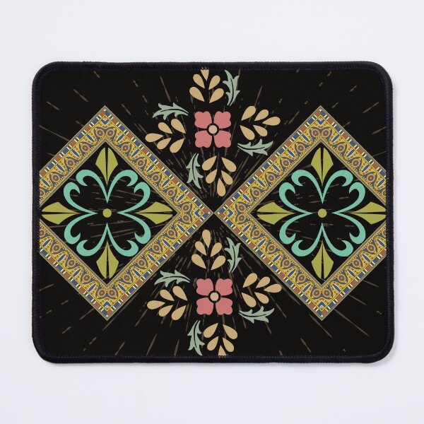 Item preview, geometric and floral design inspired by Moroccan Tiles designed and sold by mycloudzdesign.
