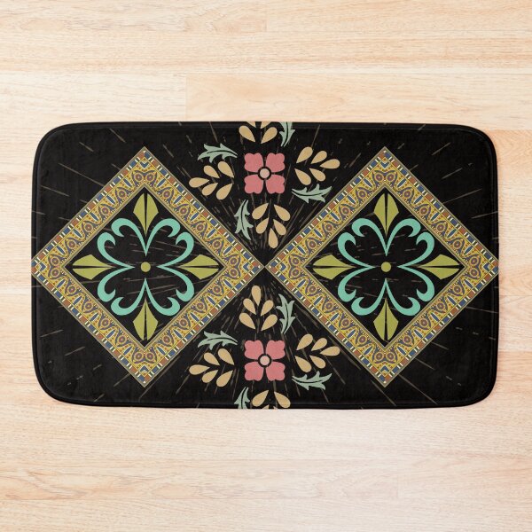 Item preview, geometric and floral design inspired by Moroccan Tiles designed and sold by mycloudzdesign.