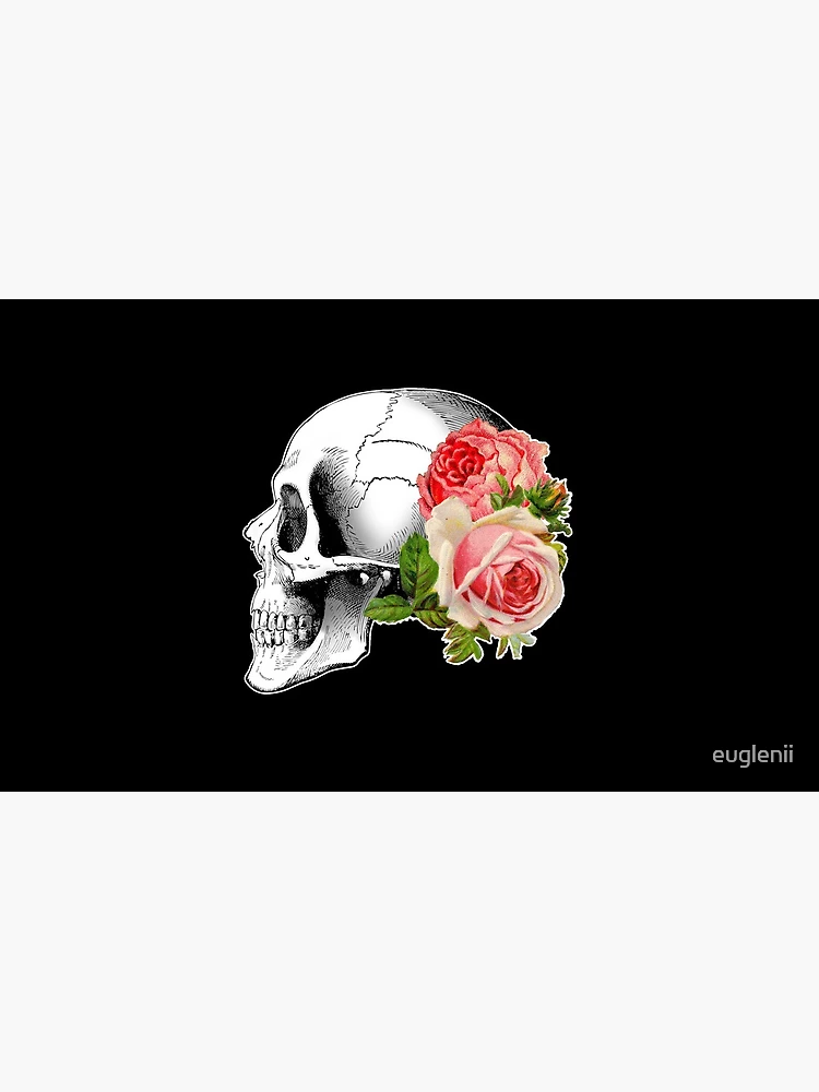 Thumbnail 4 of 4, Coffee Mug, Skull with Roses designed and sold by euglenii.