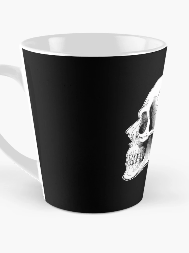 Thumbnail 3 of 4, Coffee Mug, Skull with Roses designed and sold by euglenii.