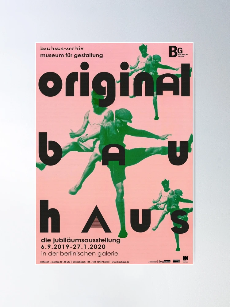 American Beauty Vintage Bauhaus Poster