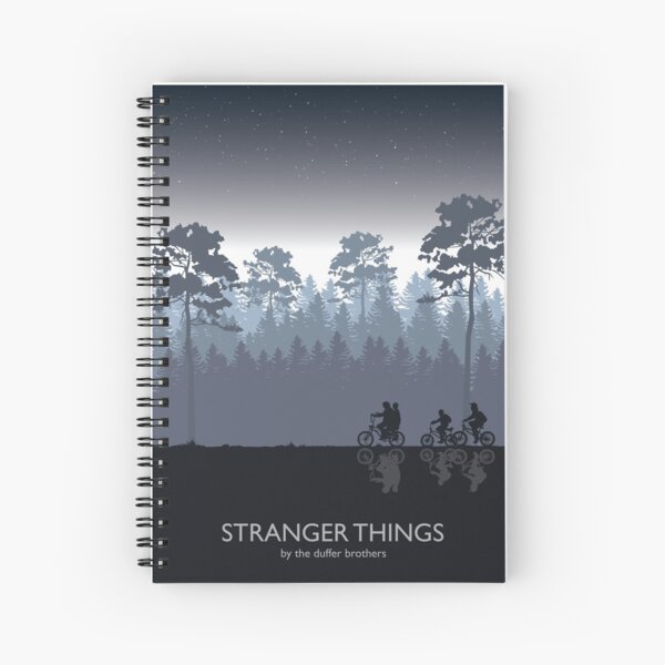 Stranger Things Tribute Art Spiral Notebook