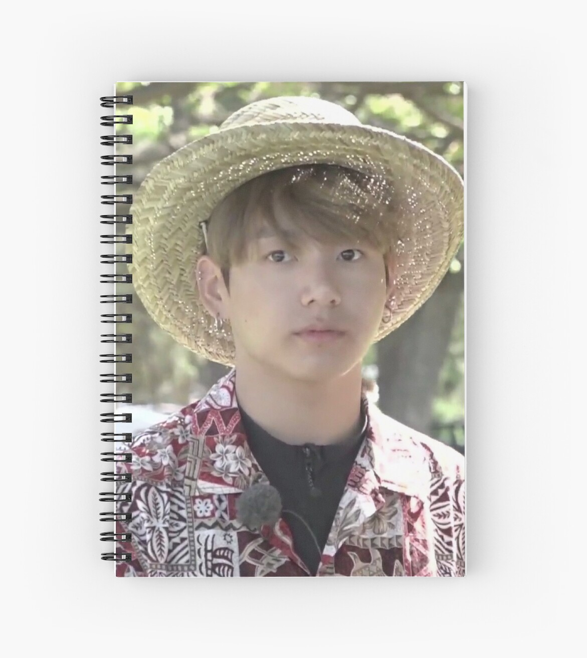 BTS GRUBBY JUNGKOOK HAWAII MEME Spiral Notebooks By Lyshoseok