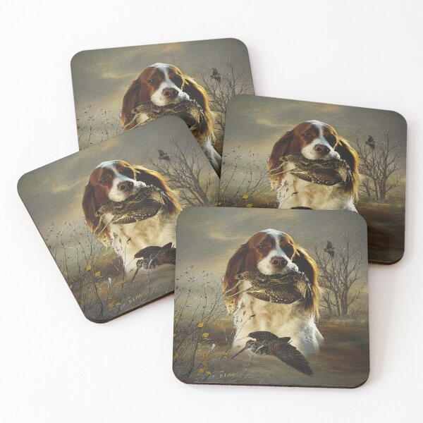 Item preview, A hunting dog with its game between its teeth designed and sold by TammyHunterArt.