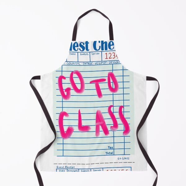 Item preview, "Go to class" on check designed and sold by Kate  Boone.