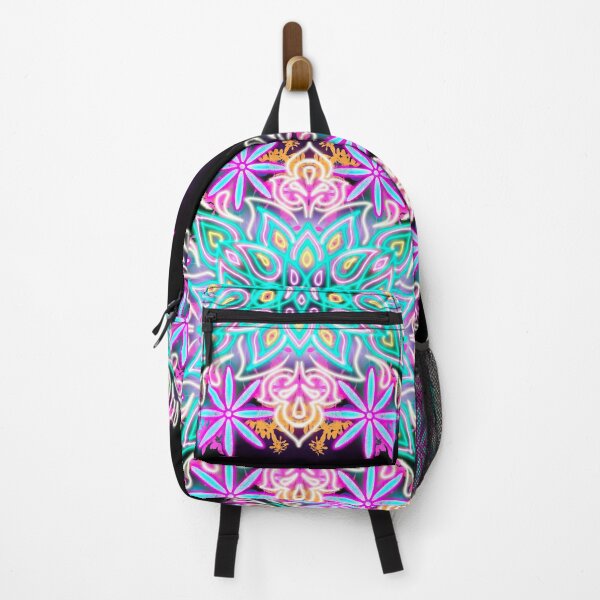 Item preview, Neon Mandala Flower Abstract designed and sold by Chatchot.