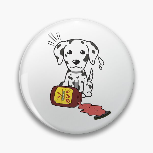 Item preview, Cute Dalmatian Spilled BBQ Sauce designed and sold by Pet Station.