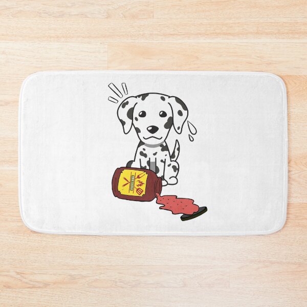 Item preview, Cute Dalmatian Spilled BBQ Sauce designed and sold by Pet Station.