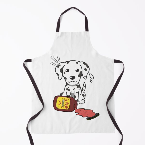 Item preview, Cute Dalmatian Spilled BBQ Sauce designed and sold by Pet Station.