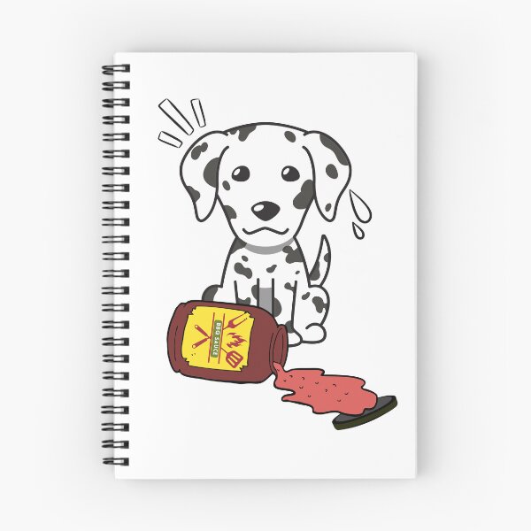 Item preview, Cute Dalmatian Spilled BBQ Sauce designed and sold by Pet Station.