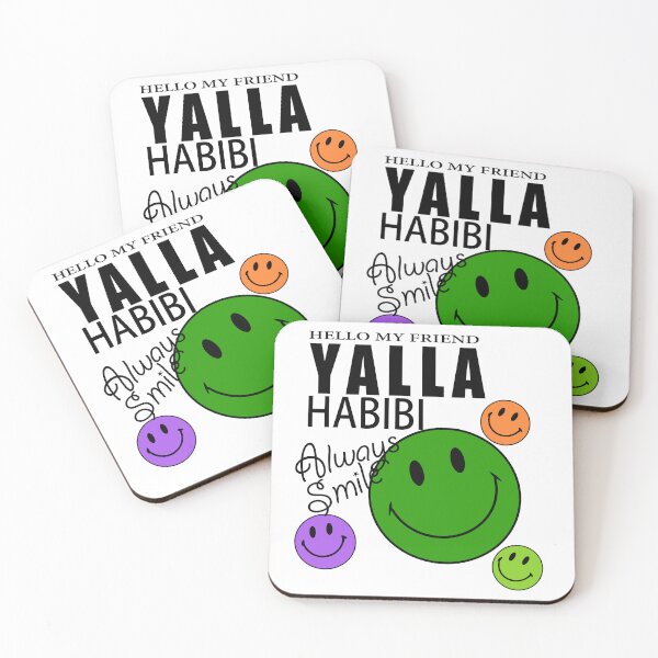 Item preview, Yalla habibi/hello friend designed and sold by maarifa.