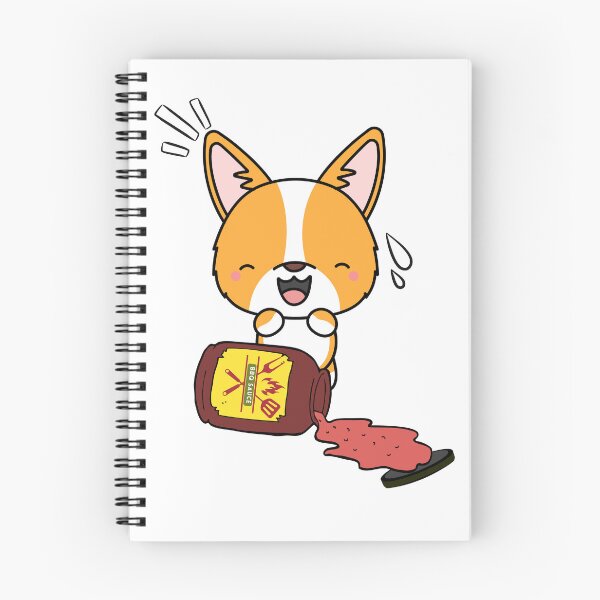 Item preview, Cute Corgi Spilled BBQ Sauce designed and sold by Pet Station.