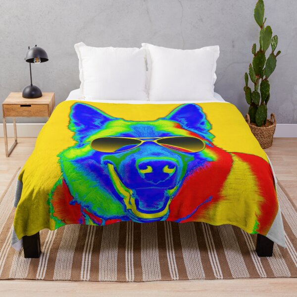 Item preview, German Shepherd Dog in style of an Andy Warhol print designed and sold by AIK9Artwork.
