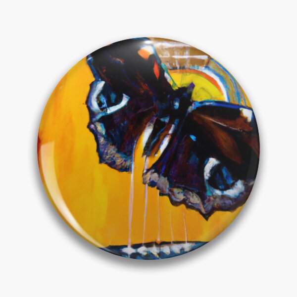 Item preview, Butterfly playing with guitar oil painting designed and sold by Color-Me-Blue.