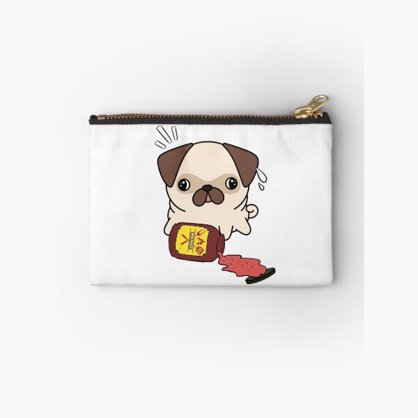 Item preview, Cute Pug Spilled BBQ Sauce designed and sold by Pet Station.
