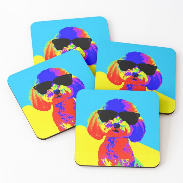 Item preview, Poodle in style of an Andy Warhol print designed and sold by AIK9Artwork.
