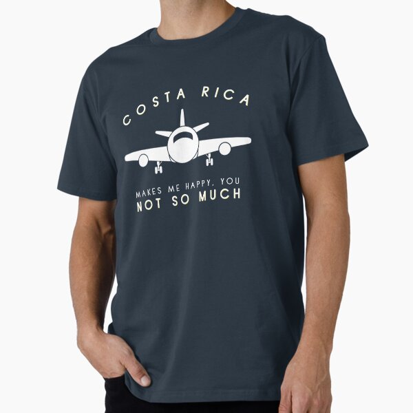 Item preview, Funny Costa Rica Makes Me Happy designed and sold by WaderTees.