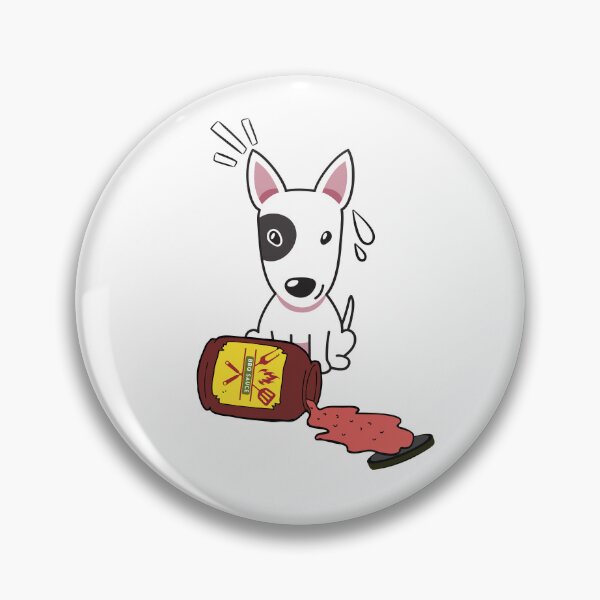 Item preview, Cute Bull Terrier Spilled BBQ Sauce designed and sold by Pet Station.