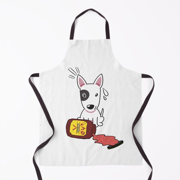 Item preview, Cute Bull Terrier Spilled BBQ Sauce designed and sold by Pet Station.
