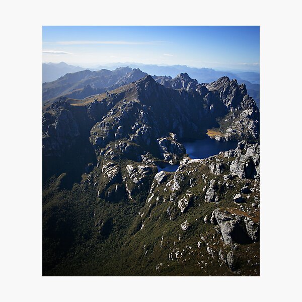Western Arthurs Range, South-west Tasmania Photographic Print