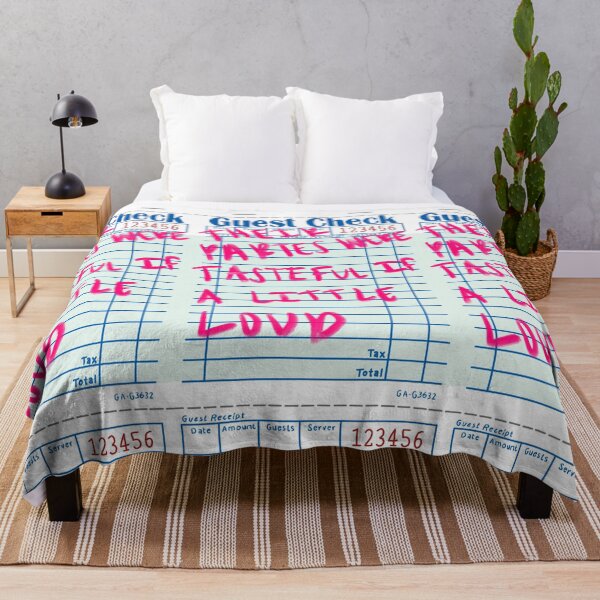 Item preview, Taylor Swift “Their parties were tasteful if a little loud” on check  designed and sold by Kate  Boone.