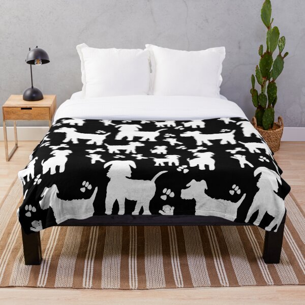Item preview, Dog Silhouette - Black and White designed and sold by JanetMGraham.