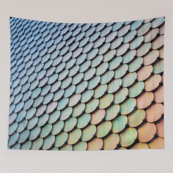 Item preview, Iridescent Rainbow Scaled Wall designed and sold by ajschokora.