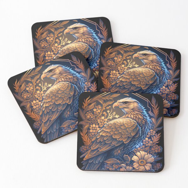 Item preview, Eagle and Flowers designed and sold by ArslanWorld.