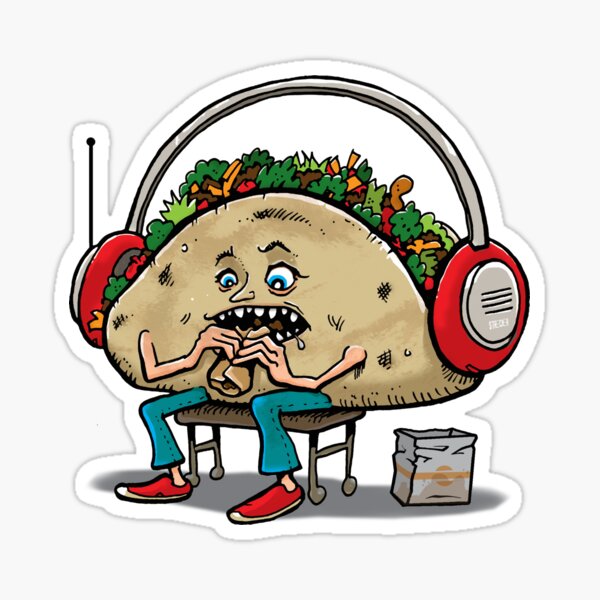 Item preview, Taco Eating a Burrito designed and sold by Darren Strecker.