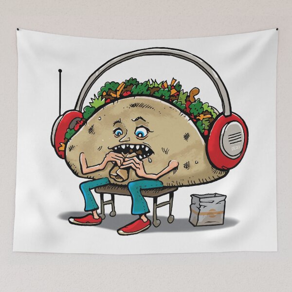 Item preview, Taco Eating a Burrito designed and sold by Darren Strecker.
