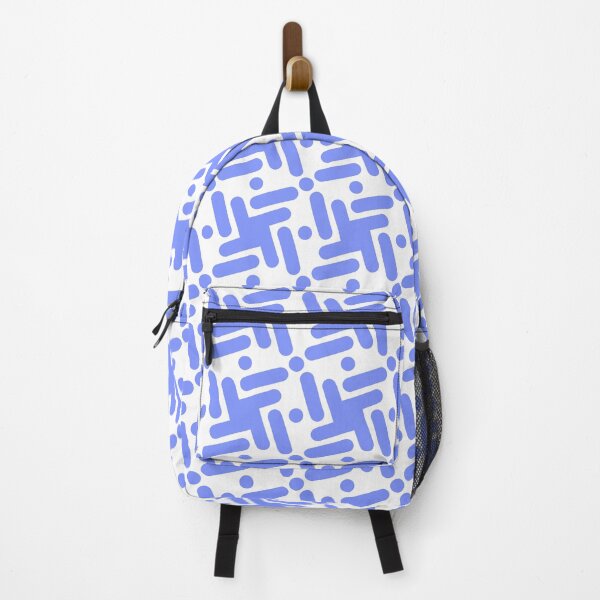 Item preview, Blue and White Hand-drawn Abstract Pattern designed and sold by patternologyy.